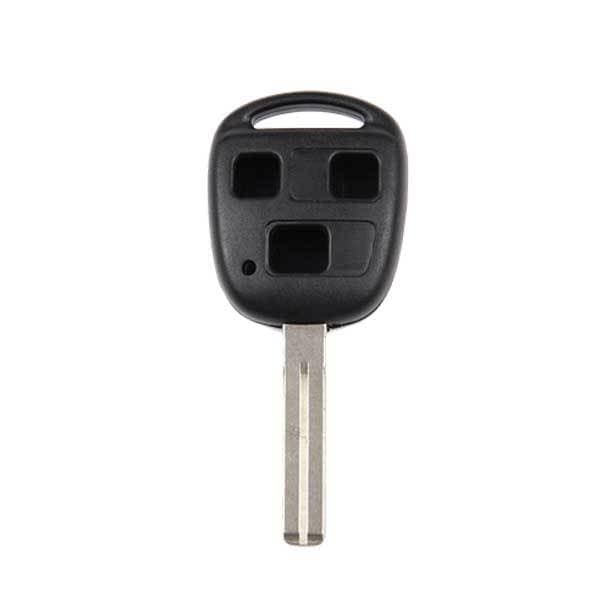 Keyless Factory Remote Shells: Lexus / 3-Button Remote Head SHELL / Short Blade TOY40 for HYQ12BBT / RHS-LEX-1 - main